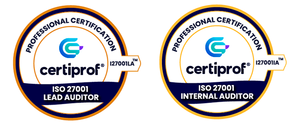 Logos certificaciones Lead Auditor e Internal Auditor