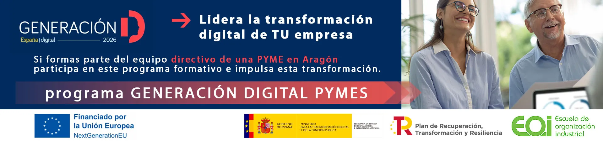 Banner programa Generación Digital PYMES